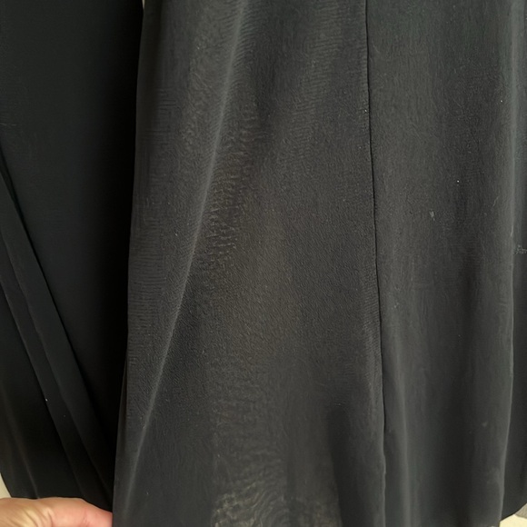 Dressy Black Pant with Mesh Overlay Slims and Flatters - Picture 7 of 7